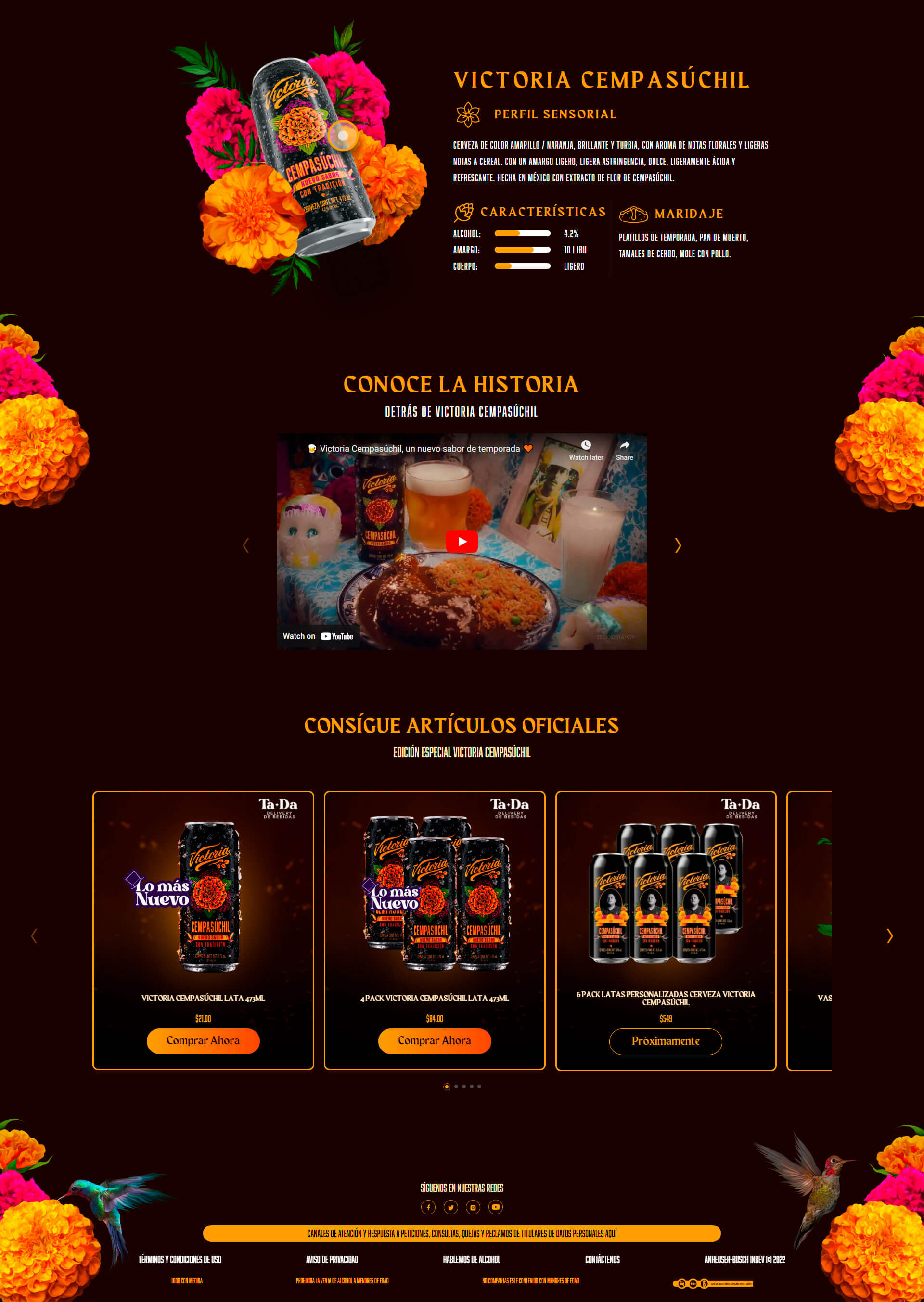 Cerveza Victoria - Día de Muertos